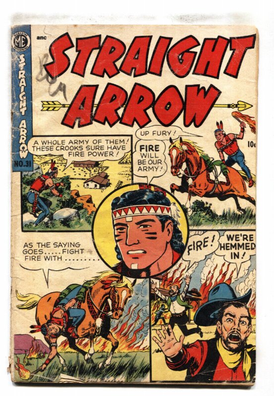 Straight Arrow #31-- 1953-- ME--Golden Age--Western--COMIC BOOK