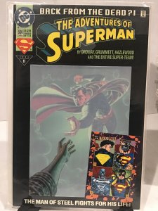 Adventures of Superman #500 Collector's Edition Cover (1993)