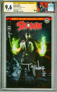 Spawn #306 CGC 9.6! NetherRealm Studios Edition! Signed by Todd McFarlane!