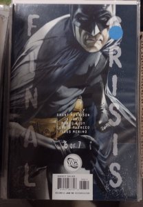 FINAL CRISIS #6  2008 DC GRANT MORRISON  J G JONES PAINTED COVER BATMAN DIES KEY