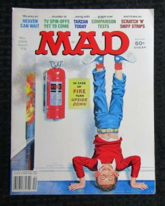 1979 MAD Magazine #206 FN 6.0 Alfred E Neuman / Tarzan Today / Heaven Can Wait