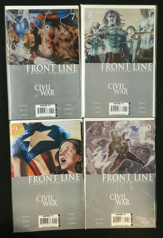 MARVEL COMICS CIVIL WAR #1-7 PLUS 17 TIE IN COMICS VF-NM