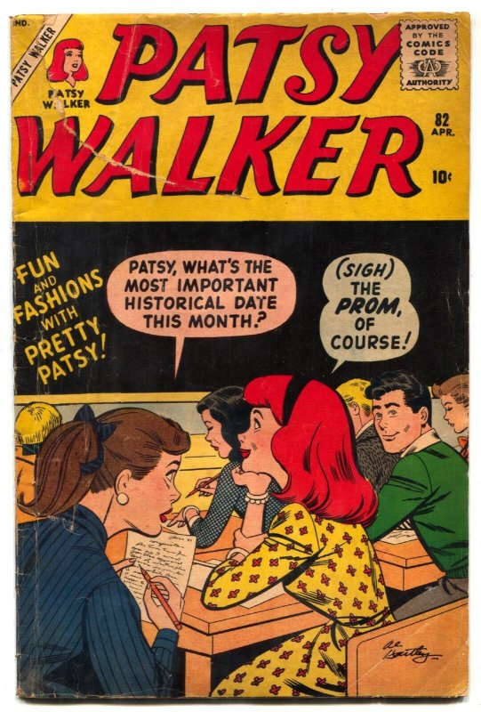 Patsy Walker #82 1959- Marvel Silver Age- Hartley cover- Paper Dolls G/VG