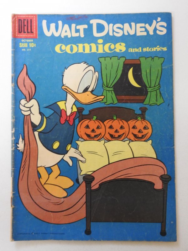 Walt Disney's Comics & Stories #217 (1958) Solid GVG Condition!