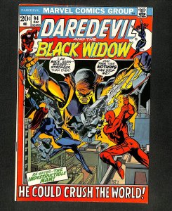 Daredevil #94 He Can Crush the World! Black Widow!