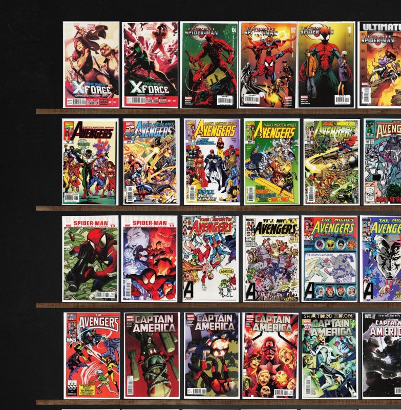 Huge Lot 150+ Comics with Ultimate Spider-Man, The Avengers & More!