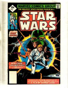 Star Wars # 1 VF Marvel Comic Book Han Solo Chewbacca Boba Fett Jawa R2D2 WS9