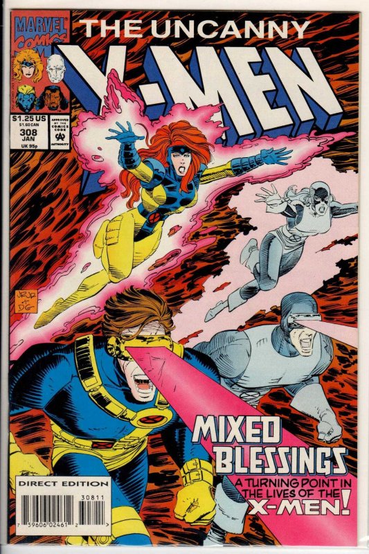 The Uncanny X-Men #308 Direct Edition (1994)  9.4 NM