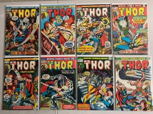 Mighty Thor lot #194-234 Marvel 1st Series (average 4.5 VG+) 27 diff (1971-'75)