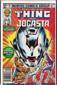 Marvel Two-in-One #92 (1982) Jocasta