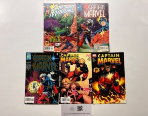 5 Captain Marvel Marvel Comic Books # 1 1 2 2 2 Avengers Defenders 11 JS42