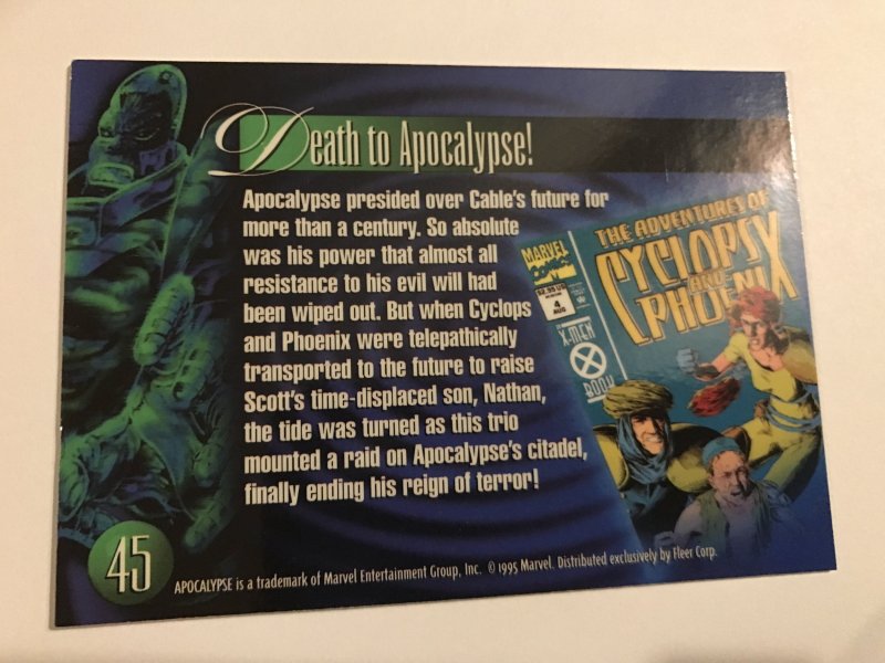 APOCALYPSE #45 card : Marvel Annual 1995 Flair; NM/M;  base, X-Men