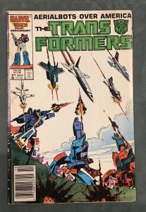 The Transformers #21 Newsstand Edition (1986)