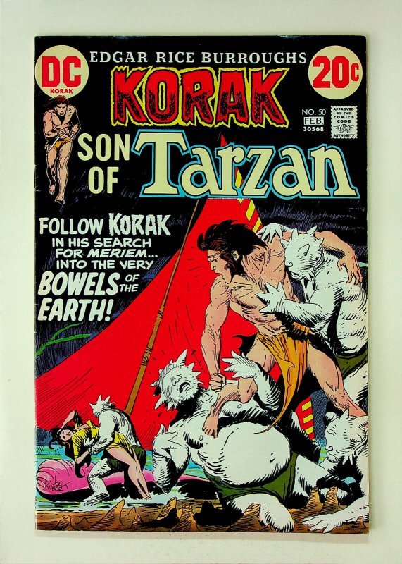 Korak Son of Tarzan #50 (Jan-Feb 1973, DC) - Fine/Very Fine
