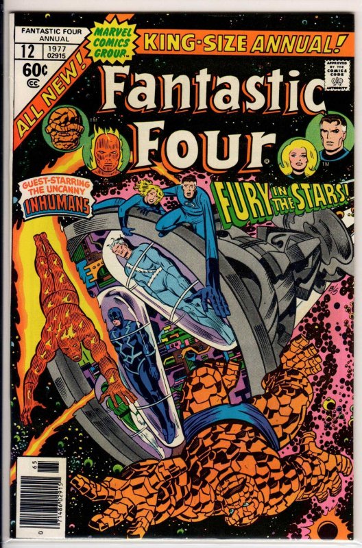 Fantastic Four Annual #12 (1977) NEWSSTAND 7.0 FN/VF