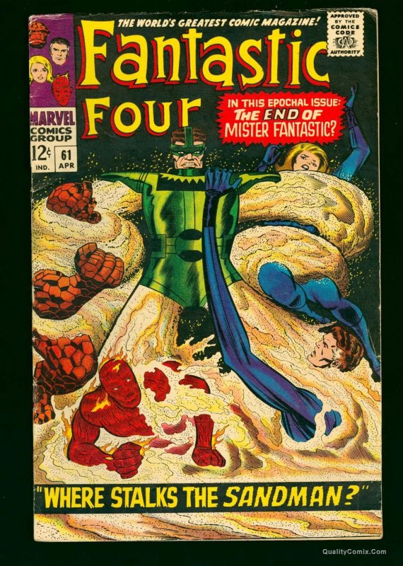 Fantastic Four #61 VG 4.0 Marvel Comics