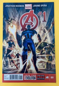 Avengers #1  (2013) Hickman Issue. NM+