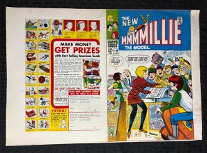 1968 THE NEW MILLIE THE MODEL #159 GD+ 2.5 Marvel Comics COVER ONLY