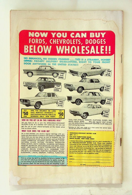 Wyatt Earp #72 (Dec 1967, Charlton) - Good-