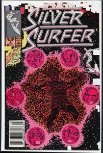 Silver Surfer #9 Newsstand Edition (1988) Silver Surfer