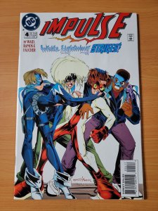 Impulse #4 Direct Market Edition ~ NEAR MINT NM ~ 1995 DC Comics