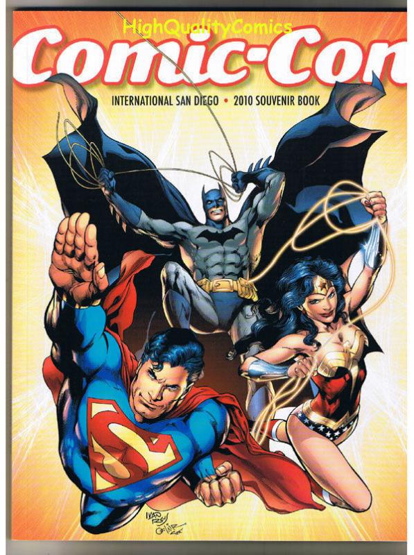 SDCC SOUVENIR BOOK for 2010, NM, Wonder Woman, Batman, San Diego Comic Con