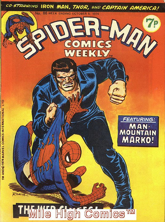 SPIDER-MAN WEEKLY  (#229-230) (UK MAG) (1973 Series) #86 Very Fine