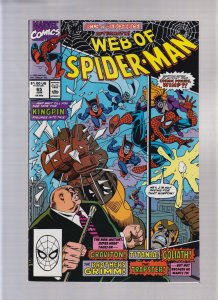 Web Of Spider Man #65 - Alex Saviuk Cover Art! (8.5/9.0) 1990