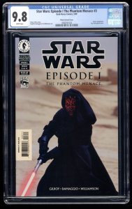 Star Wars: Episode I - The Phantom Menace #3 CGC NM/M 9.8 Photo Cover Variant