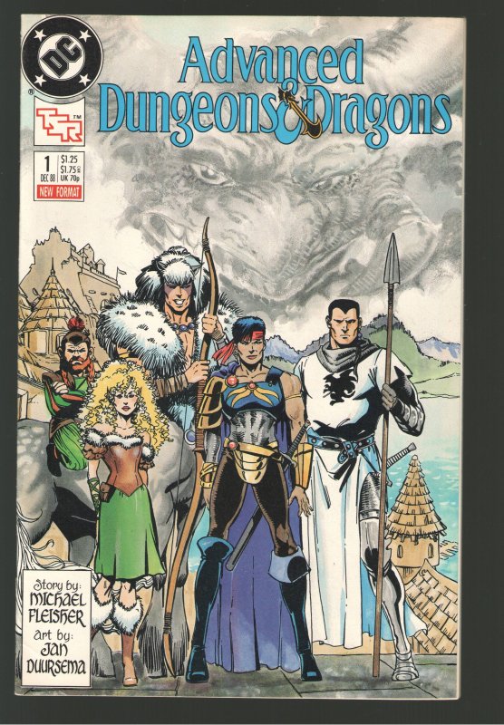 ADVANCED DUNGEONS AND DRAGONS 1 NM 9.4(1988);tv series casted!