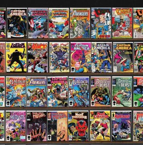 Huge Lot 150+ Comics with Captain America, The New Mutants, Cable, Nova & More!