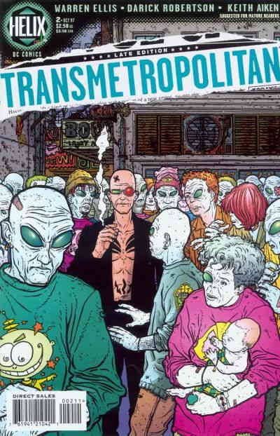 Transmetropolitan #2 VF ; DC/Helix | Warren Ellis