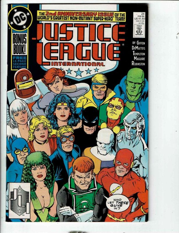 9 Justice League International DC Comics # 17 18 19 20 21 22 23 24 25 Flash CR13