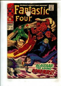 FANTASTIC FOUR #63 (3.5) BLASTAAR THE LIVING BOMB-BURST!! 1967