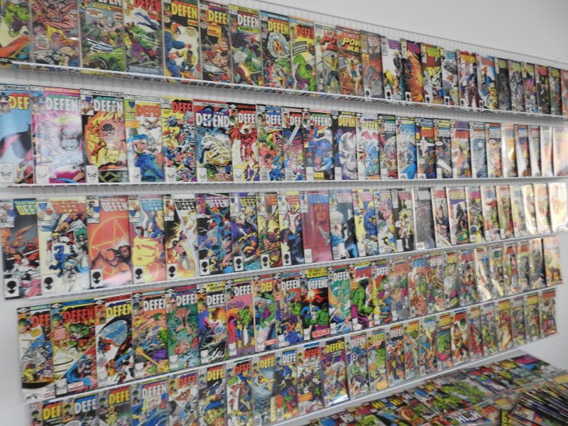 Huge Lot 190+ Comics W/ Defenders, Hulk, Powerman+ Avg Fine/VF Condition!