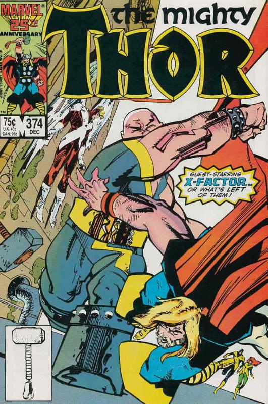 Thor #374 VF/NM; Marvel | save on shipping - details inside