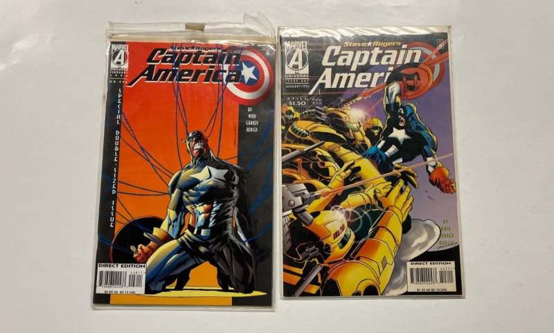 4 Captain America Marvel Comics Books #443 446 447 448 Waid 39 LP3