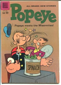 Popeye #55-1960-Dell-Olive Oyl-VG