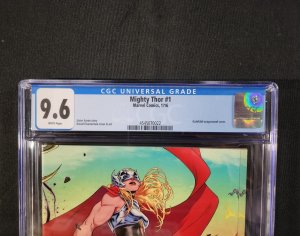 Mighty Thor #1 - Gatefold Wrap Cover by Russell Dauterman (CGC 9.6) 2016