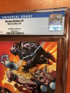 Heroes Return #1 (CGC 9.8) (2021) McGuinnes Variant Cover Census 2!!