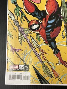 AMAZING SPIDER-MAN 32 CVR A + 1:25 GLEASON 2023 NM SET OF 2 PROSHIPPER