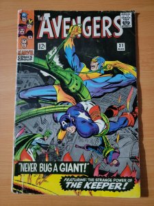 Avengers #31 ~ VERY GOOD VG ~ 1966 Marvel Comics