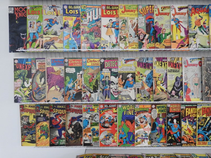 Huge Lot of 170+ Silver/Bronze Comics W/ Thor, Fantastic Four, +More! see desc