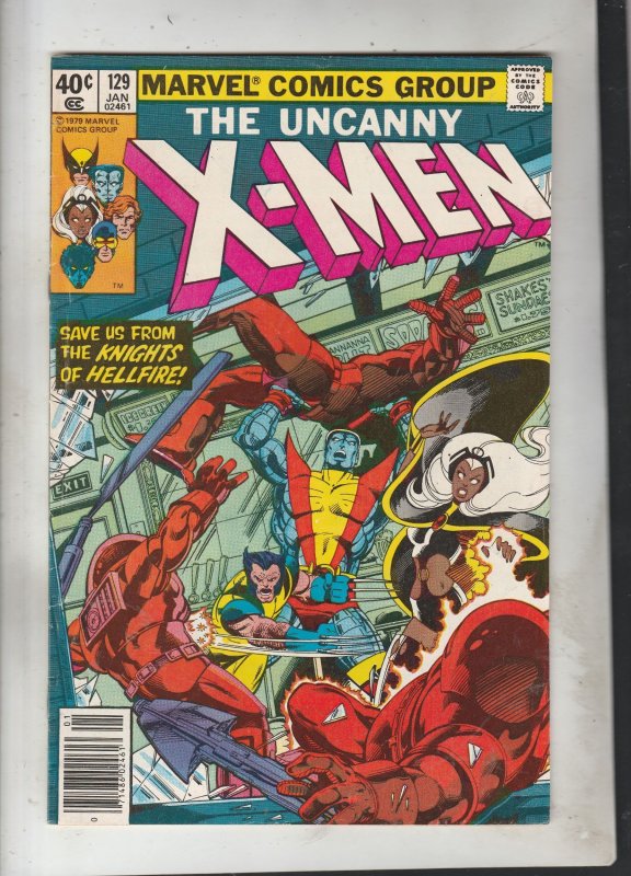 z The X-Men #129 (1980) High-Grade VF/NM 1st Kitty Pryde, Shaw, Emma Shaw UTAH!