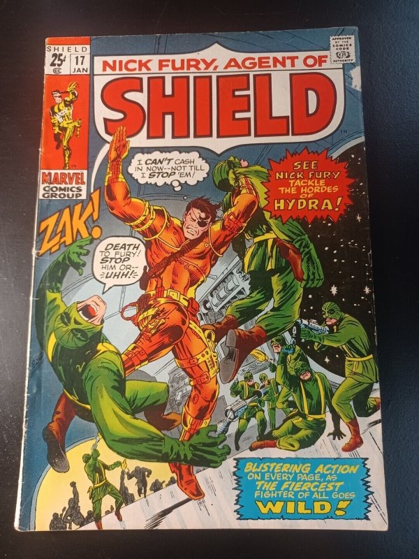 Nick Fury, Agent of SHIELD #17 FN Marvel Comics c213