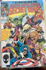 Marvel Super Heroes Secret Wars #1 Second Print Cover (1984)  