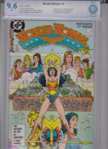WONDER WOMEN #1 1987--CBCS-9.6,  GEORGE PEREZ