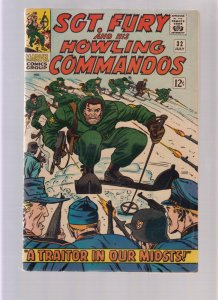 Sgt. Fury & His Howling Commandos #32 - Richard Bache Ayers Cover (5.0/5.5) 1966