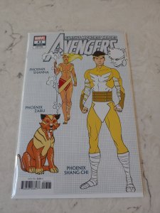 AVENGERS #43 1:10 GARRON DESIGN VARIANT (NM) 2021 MARVEL - SHANG-CHI PHOENIX