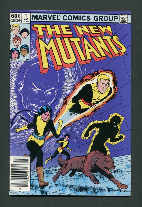 New Mutants #1 / 9.2 NM- / Newsstand  March 1983